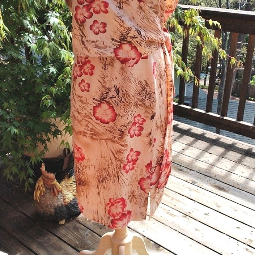 Valerie Stevens Vintage Silk Dress - Picture 3 of 15